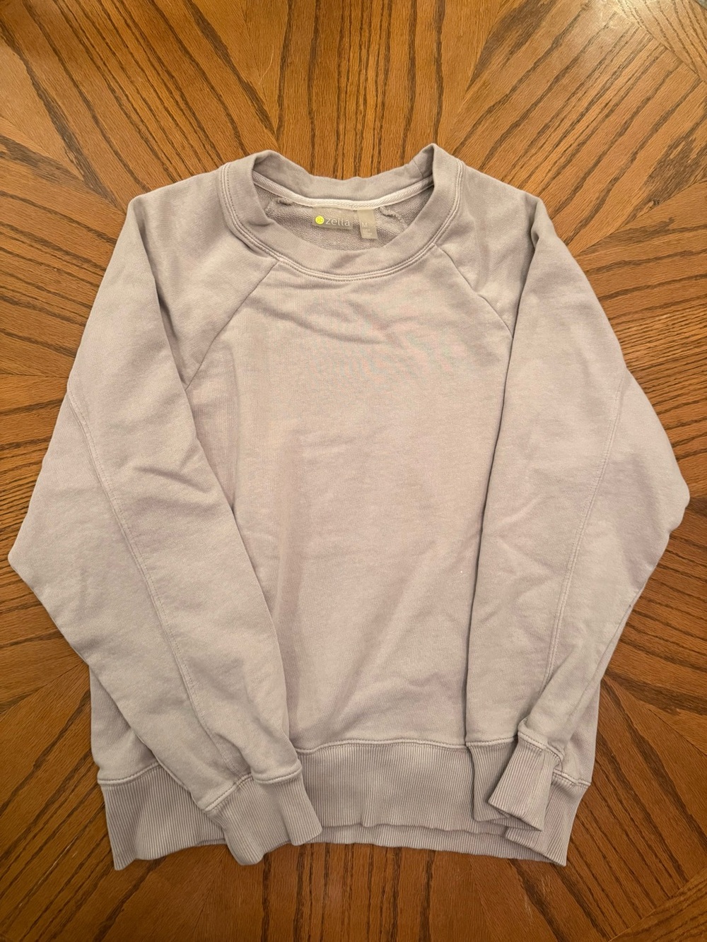 Zella Light Tan Pullover Sweatshirt